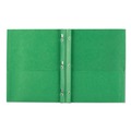 Office Jansan | Avery 47977 0.5 in. Capacity 11 in. x 8.5 in. Prong Fastener Two-Pocket Folder - Green (25/Box) image number 0