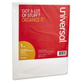 Office Jansan | Universal UNV20815 11 in. x 8.5 in. 5-Tab Deluxe Write-On/Erasable Tab Index - White (1 Set) image number 0