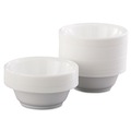 Customer Appreciation Sale - Save up to $60 off | Dart 12BWWF 12 oz. Bowl Famous Service Plastic Dinnerware - White (8/Carton) image number 1