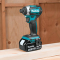 Impact Drivers | Makita XDT14M LXT 18V Cordless Lithium-Ion 1/4 in. Brushless Quick-Shift 3-Speed Impact Driver Kit image number 3
