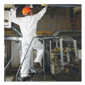 Bib Overalls | Ansell KCC 46004 A30 Elastic-Back Coveralls - Extra Large, White (25/Carton) image number 4