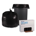 Trash Bags | Boardwalk X6639XKKR01 33 in. x 39 in. 33 gal. 1.6 mil Recycled Low-Density Polyethylene Can Liners - Black (100/Carton) image number 1