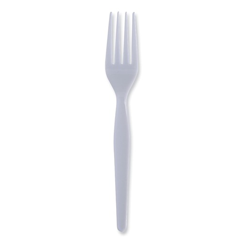 Percentage Off | Boardwalk BWKFORKHW Heavyweight Polystyrene Fork Cutlery - White (1000/Carton) image number 0