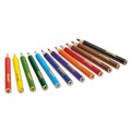 Bulk Savings Pricing 1 | Crayola 684112 3.3 mm 2B Short-Length Colored Pencil Set - Assorted Lead and Barrel Colors (12/Set) image number 6