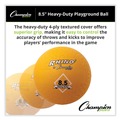 Toys | Champion Sports PG85HD 8.5 in. Diameter Heavy Duty Playground Ball - Yellow image number 3