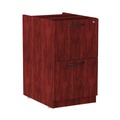  | Alera ALEVA542822MY 15.63 in. x 20.5 in. x 28.5 in. Valencia Series 2-Drawer Full File Pedestal - Mahogany image number 1