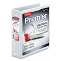  | Cardinal 11120 Premier 3 Easy Open Locking Round Ring 2 in. Capacity ClearVue Binder - White image number 0