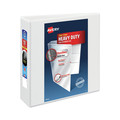 Office Jansan | Avery 79193 11 in. x 8.5 in. 3 in. Capacity 3 Rings Heavy-Duty View Binder with DuraHinge and Locking One Touch EZD Rings - White image number 0