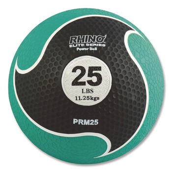 Champion Sports Rhino Elite 25 lbs. Medicine Ball - Green