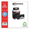 Ink & Toner | Innovera IVRL0S61AN Remanufactured 1,600 Page-Yield Replacement High-Yield Ink for 952XL (L0S61AN) - Cyan image number 1