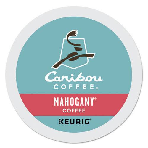 Office Jansan | Caribou Coffee 5000330134 Coffee K-Cups - Mahogany (24/Box) image number 0