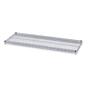 Alera ALESW584818SR 2/Carton 48 in. x 18 in. Industrial Wire Shelves - Silver
