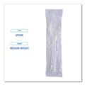 Cutlery | Boardwalk BWKSPRKMWPPWIW Mediumweight Wrapped Polypropylene Spork - White (1000/Carton) image number 5
