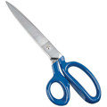 Scissors | Klein Tools G212LRBLU 12 in. Coated Bent Trimmer with Large Ring Handles image number 2