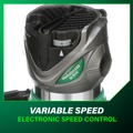 Metabo HPT Clearance | Metabo HPT M12VCM 110V 11 Amp 2.25 HP Variable Speed Corded Fixed Base Router image number 7