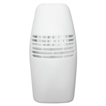 ODOR CONTROL | TimeMist 1044458 3 in. x 4.5 in. x 3.63 in. Locking Fan Fragrance Dispenser - White