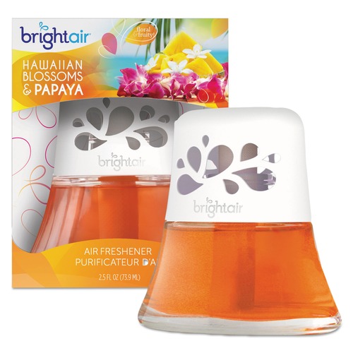 Cleaning & Janitorial Supplies | BRIGHT Air BRI 900021 2.5 oz Scented Oil Air Freshener - Orange, Hawaiian Blossoms and Papaya (6/Carton) image number 0