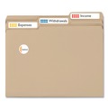 Office Jansan | Avery 02181 0.66 in. x 3.44 in. Mini-Sheets Permanent File Folder Labels - White (300/Pack) image number 1