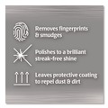 Bulk Savings Pricing 2 | WEIMAN 92A 1-Ply 7 in. x 8 in. Stainless Steel Wipes - White image number 2