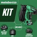 Brad Nailers | Metabo HPT NT1865DMSM 18V Brushless Lithium-Ion 16 Gauge Cordless Straight Brad Nailer Kit (3 Ah) image number 1