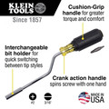 Screwdrivers | Klein Tools 67100 2-in-1 Rapi-Drive Phillips and Slotted Bits Multi-Bit Screwdriver image number 1