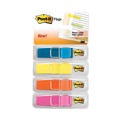  | Post-it Flags 683-4ABX 0.5 in. x 1.75 in. Highlighting Page Flags - 4 Assorted Bright Colors (140/Pack) image number 0