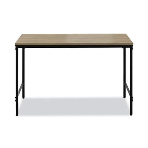 Office Jansan | Safco 5272BLWL Simple 45.5 in. x 23.5 in. x 29.5 in. Work Desk - Walnut image number 0