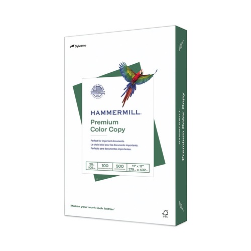 Office Jansan | Hammermill 10254-1 Premium Color Copy 28 lbs. 11 in. x 17 in. Print Paper - 100 Bright White (500/Ream) image number 0