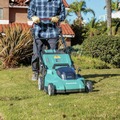 Push Mowers | Factory Reconditioned Makita XML14CT1-R 36V (18V X2) LXT Lithium-Ion 19 in. Cordless Self-Propelled Lawn Mower Kit with 4 Batteries (5 Ah) image number 6
