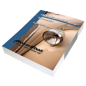 AUTO MAINTENANCE | Access Tools MS Car Opening Manual