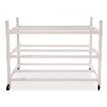 Utility Carts | Champion Sports 30CART 19 in. x 55 in. x 45 in. 176 lb Capacity 30 Basketball Heavy-Duty Cart - White image number 0