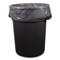 Trash Bags | Boardwalk H7450PCKR01 Low-Density Waste Can Liners 44 gal 1.3 mil 37 x 50 Clear Perforated Roll (100/Carton) image number 1