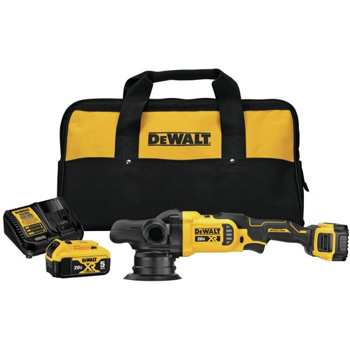 Clearance Center | Dewalt DCM848P2 20V MAX XR Brushless Lithium-Ion 5 in. Cordless Random Orbit Polisher Kit (5 Ah) image number 0