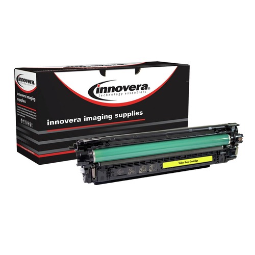 Office Jansan | Factory Reconditioned Innovera IVRF362X Remanufactured 9,500 Page-Yield Replacement High-Yield Toner for 508X (CF362X) - Yellow image number 0