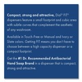 Bulk Savings Pricing 2 | Dial Professional 17000 16626 FIT 4 in. x 5.4 in. x 11.2 in. 1-Liter Universal Touch Free Dispenser - Slate (3/Carton) image number 5