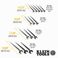 Wrenches | Klein Tools 3222 1-1/8 in. Nominal Opening Spud Wrench for Regular Nut image number 4