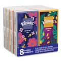 Tissues | Kleenex 46651 3-Ply On The Go Packs Facial Tissues - White (8/Pack) image number 1