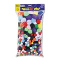 Office Jansan | Creativity Street PAC8180-01 Pound of Poms Giant Bonus Pack - Assorted (1/Pack) image number 0
