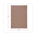 Envelopes & Mailers | Universal UNV62264 10.5 in. x 16 in. Barrier Bubble Air Cell Cushion Self-Adhesive Closure #5 Natural Self-Seal Cushioned Mailer - Kraft (80/Carton) image number 3