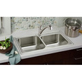 Kitchen Sinks | Elkay DPC12522104 Dayton Top Mount 25 in. x 22 in. Single Bowl Sink (Stainless Steel) image number 1