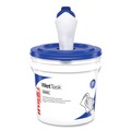 Disinfectants | WypAll 06411 Wettask System-Bleach/disinfectant/sanitizer W/bucket,12x12.5, 90/roll, 6roll/ct image number 1