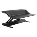 Office Jansan | Fellowes Mfg Co. 0007901 Lotus 32.75 in. x 24.25 in. x 5.5 in. to 22.5 in. Sit-Stands Workstation - Black image number 0