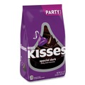 Snacks | Green Rabbit 13462 KISSES 32.1 oz. Bag Party Pack Candy - Special Dark Chocolate image number 0