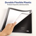 Office Jansan | Avery 15767 Flexi-View 11 in. x 8.5 in. 3-Rings 0.5 in. Capacity Binder with Round Rings - Black image number 3