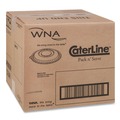 Cups and Lids | WNA APB160DM 12 in. x 1.5 in. Caterline Pack n' Serve Plastic Dome Lids - Clear (25/Carton) image number 3