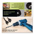 Office Electronics & Batteries | GoGreen Power GG-13708BK 16 AWG Outdoor Extension Cord, 8 ft, 13 A, Black image number 1