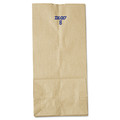 Just Launched | General 18408 #8 Kraft 35 lbs. Capacity 6.13 in. x 4.17 in. x 12.44 in. Grocery Paper Bags (500-Piece/Bundle) image number 2