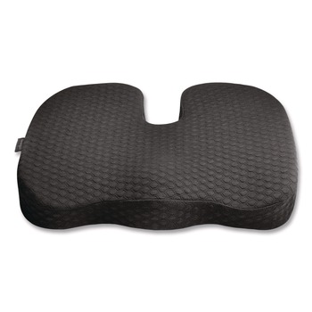 Kensington Premium Cool-Gel Seat Cushion, 17.5 x 14.5 x 3.1, Black