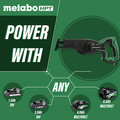 Reciprocating Saws | Metabo HPT CR18DSLQ4M 18V Cordless Lithium-Ion Reciprocating Saw (Tool Only) image number 6