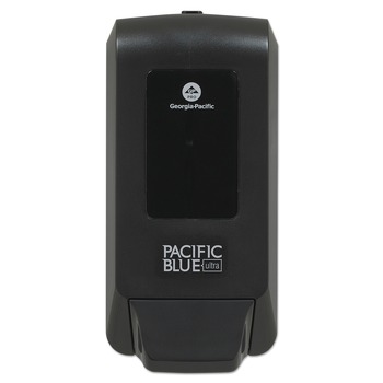 Georgia Pacific Professional 5.6 in. x 4.4 in. x 11.5 in. 1200 mL Pacific Blue Ultra Refill Soap/Sanitizer Dispenser - Black (1/Carton)